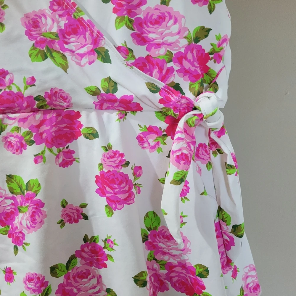 Betsey Johnson Love Always Betsey Print Floral one-piece swim dress - Picture 3 of 9